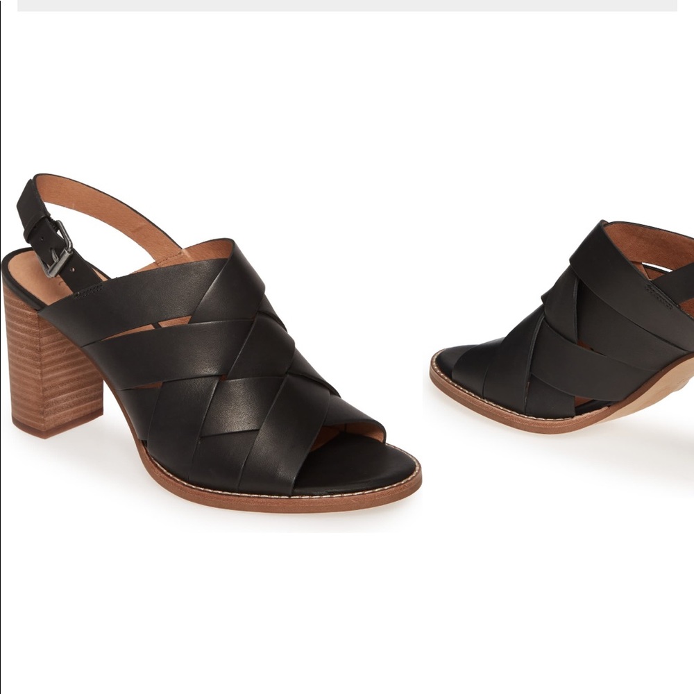Madewell Cindy sandal 8M true black